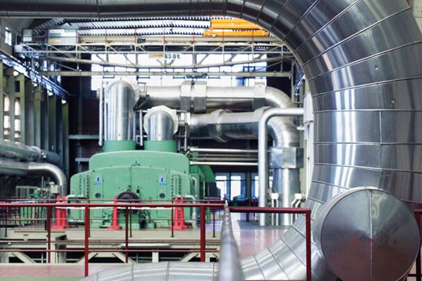 Eine Anlage für Ökogas und Wasserstoff von innen.