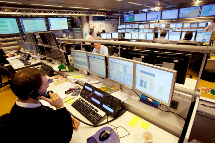 Mitarbeiter Trading Floor