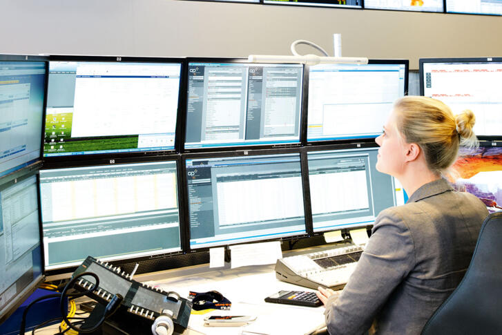 Mitarbeiter Trading Floor