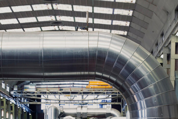 Teaserbild Gaslieferung - Gaswerk von innen