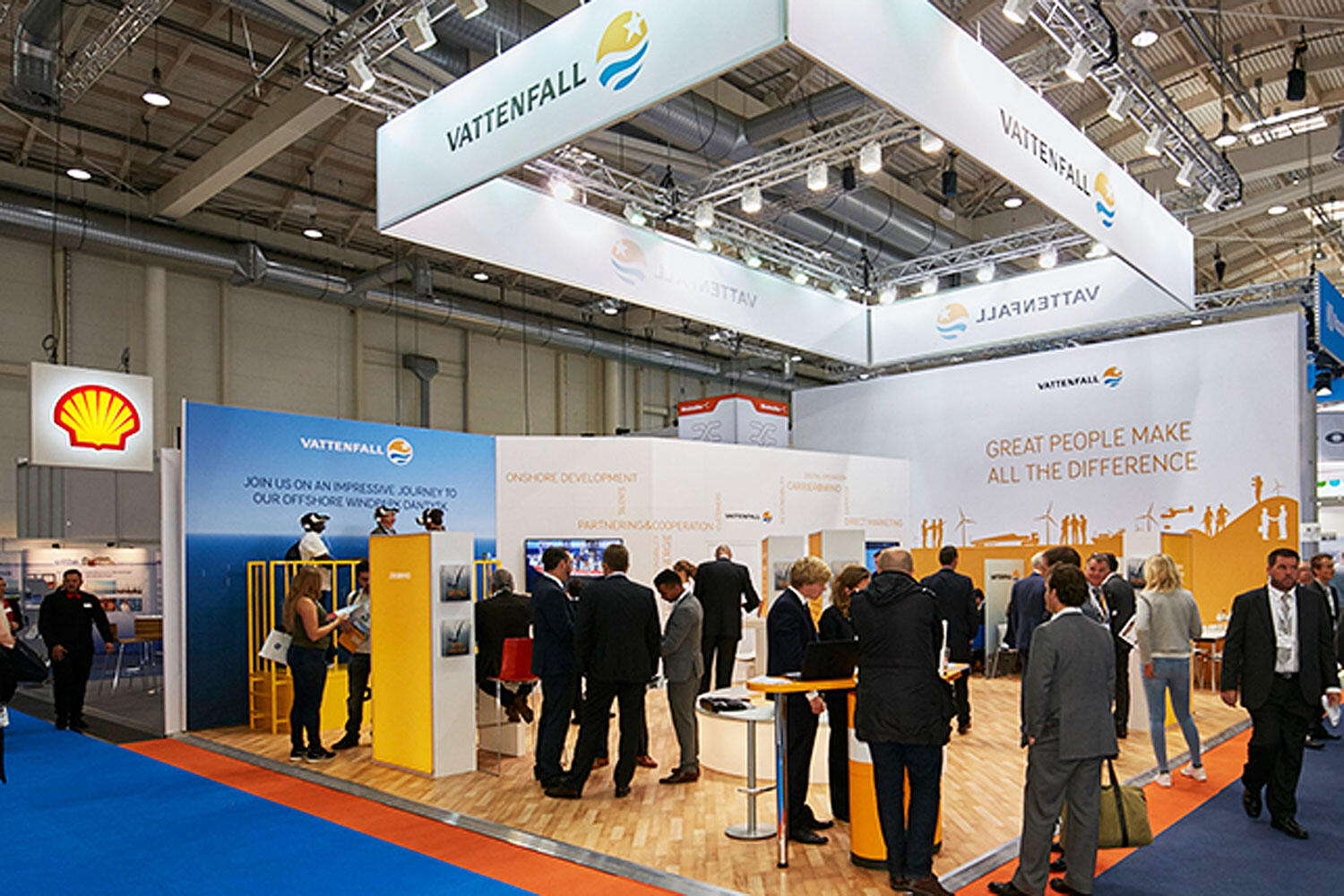 Messestand Vattenfall