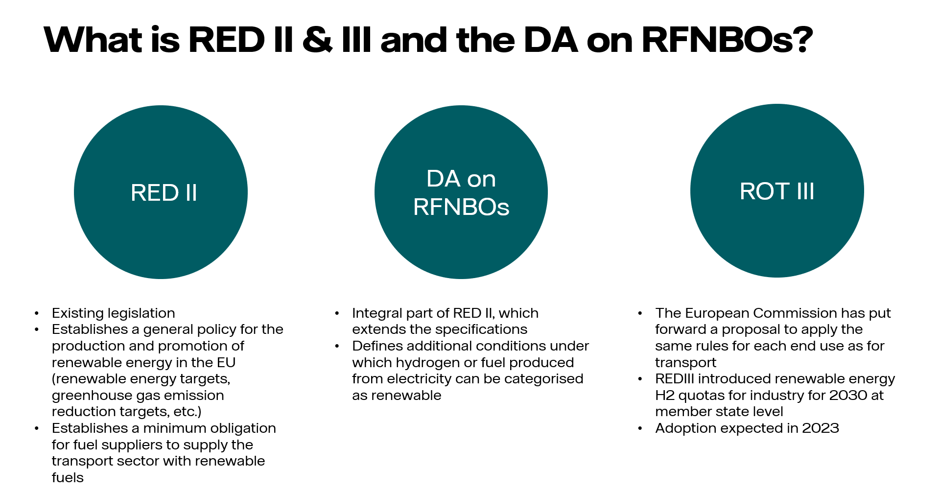 Renewable fuels of non-biogenic origin (RFNBOs) and the EU Renewable ...