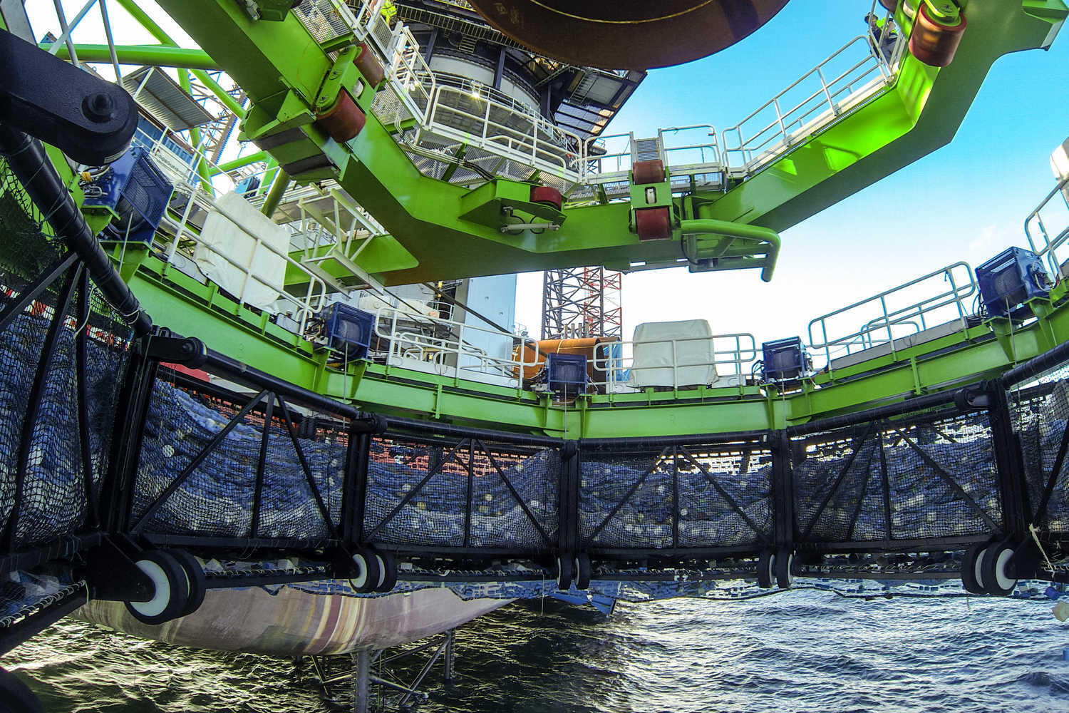 Sanbank Schallschutz im Wasser